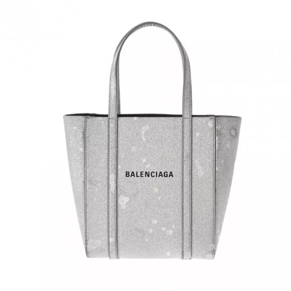 BALENCIAGA Metallic Silver 551815 hand bag - Picture 1 of 12